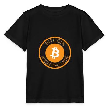Bitcoin - Stanley/Stella MINI CREATOR Kids’ T-Shirt - black - Front - Mikhail (115cm)