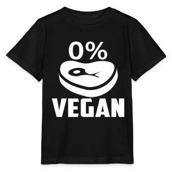 Anti vegan - Stanley/Stella MINI CREATOR Kids’ T-Shirt - black - Front - Mikhail (115cm)