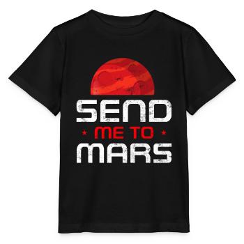 Mars - Stanley/Stella Kinder T-Shirt MINI CREATOR  - Schwarz - Vorne - Mikhail (115cm)