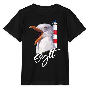 Cadeau de l'île de la mer du Nord Sylt Westerland - T-shirt bio MINI CREATOR Stanley/Stella Enfant - noir - Devant - Mikhail (115cm)