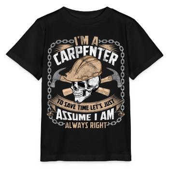Zimmermann - Stanley/Stella Kinder T-Shirt MINI CREATOR  - Schwarz - Vorne - Mikhail (115cm)