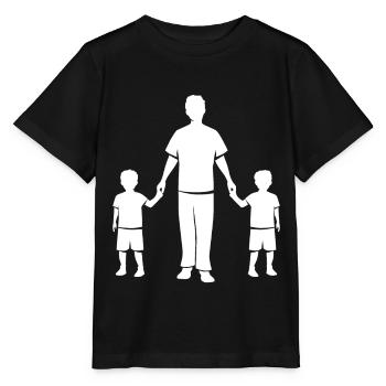 Dad dad - Stanley/Stella MINI CREATOR Kids’ T-Shirt - black - Front - Mikhail (115cm)