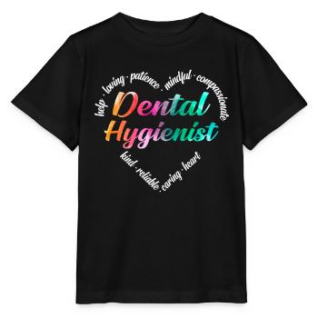 Dental hygienist - Stanley/Stella MINI CREATOR Kids’ T-Shirt - black - Front - Mikhail (115cm)