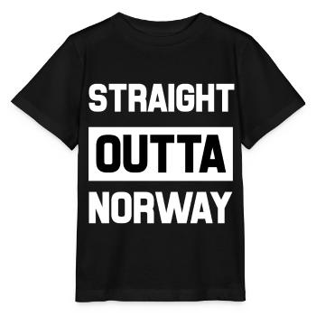 Norway - Stanley/Stella MINI CREATOR Kids’ T-Shirt - black - Front - Mikhail (115cm)