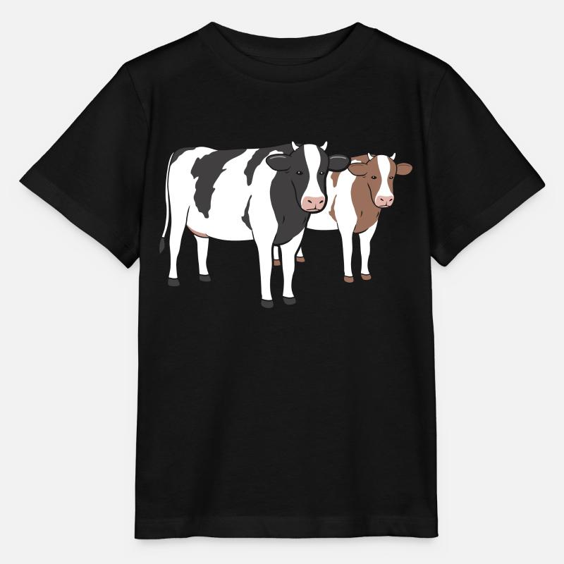 Kühe - Stanley/Stella Kinder T-Shirt MINI CREATOR - Schwarz