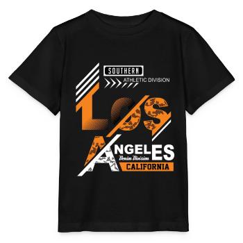 Los Angeles La - T-shirt bio MINI CREATOR Stanley/Stella Enfant - noir - Devant - Mikhail (115cm)