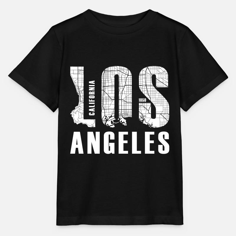 Los Angeles - T-shirt bio MINI CREATOR Stanley/Stella Enfant - noir