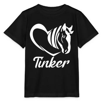 Irish tinker riding funny saying - Stanley/Stella MINI CREATOR Kids’ T-Shirt - black - Front - Mikhail (115cm)