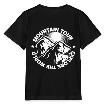 Mountains Mountain Sports Mountaineering Mountaineering Mountain - Stanley/Stella MINI CREATOR Kids’ T-Shirt - black - Front - Mikhail (115cm)