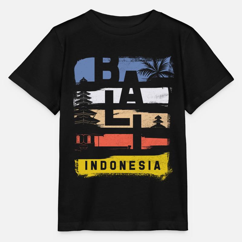 Bali - T-shirt bio MINI CREATOR Stanley/Stella Enfant - noir