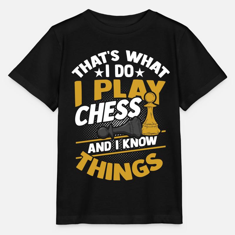 chess - Stanley/Stella MINI CREATOR Kids’ T-Shirt - black