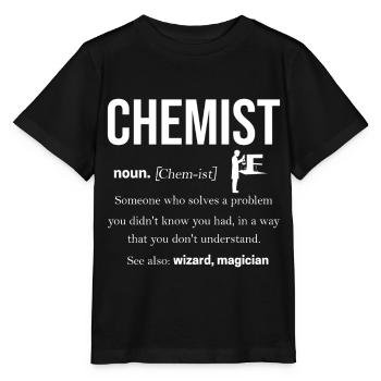 chemistry - Stanley/Stella MINI CREATOR Kids’ T-Shirt - black - Front - Mikhail (115cm)