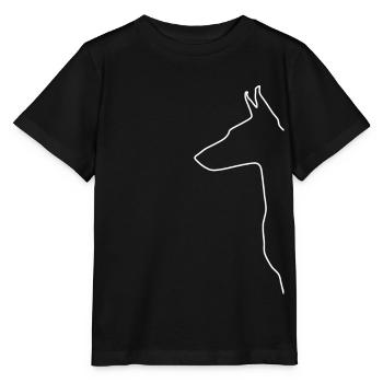 Doberman Pinscher Doberman Gift - Stanley/Stella MINI CREATOR Kids’ T-Shirt - black - Front - Mikhail (115cm)