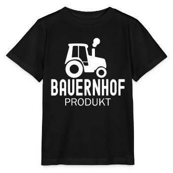 Bauernhof Produkt Bauer Landwirtschaft Traktor - Stanley/Stella Kinder T-Shirt MINI CREATOR  - Schwarz - Vorne - Mikhail (115cm)