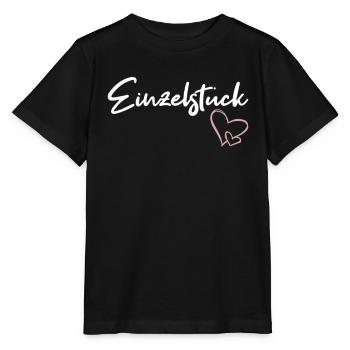 Einzelstück Herzen Trendy Cool Stylish Mädchen - Stanley/Stella Kinder T-Shirt MINI CREATOR  - Schwarz - Vorne - Mikhail (115cm)