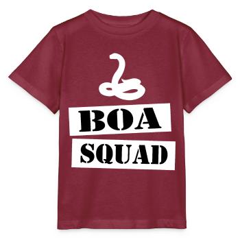 rejoignez l'équipe de boa - T-shirt bio MINI CREATOR Stanley/Stella Enfant - bordeaux - Devant - Kain (125cm)