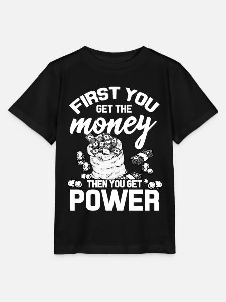 Geld - Stanley/Stella Kinder T-Shirt MINI CREATOR - Schwarz