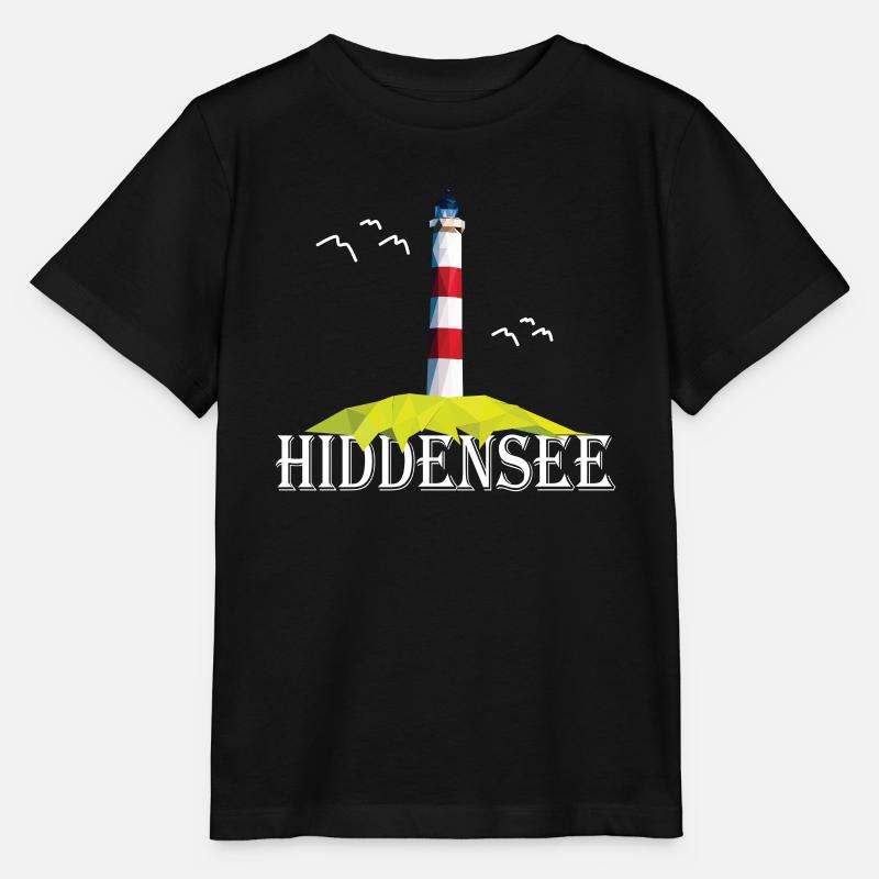 Hiddensee Ostsee Insel Urlaub Souvenir Geschenk - Stanley/Stella Kinder T-Shirt MINI CREATOR  - Schwarz