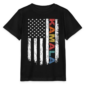 Kamala Harris America Flag Kamala Gift - T-shirt bio MINI CREATOR Stanley/Stella Enfant - noir - Devant - Mikhail (115cm)