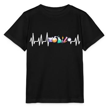 chemistry - Stanley/Stella MINI CREATOR Kids’ T-Shirt - black - Front - Mikhail (115cm)