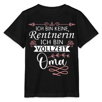 Rentnerin Rente Pension Oma - Stanley/Stella Kinder T-Shirt MINI CREATOR  - Schwarz - Vorne - Mikhail (115cm)