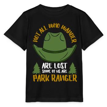 Park Ranger Wildlife Environment Expert - Stanley/Stella MINI CREATOR Kids’ T-Shirt - black - Front - Mikhail (115cm)