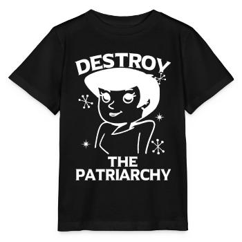 Féministe féministe cadeau feminist - T-shirt bio MINI CREATOR Stanley/Stella Enfant - noir - Devant - Mikhail (115cm)