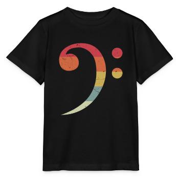 Bass Bass Bass Guitare Bassist Bassist Bande - T-shirt bio MINI CREATOR Stanley/Stella Enfant - noir - Devant - Mikhail (115cm)