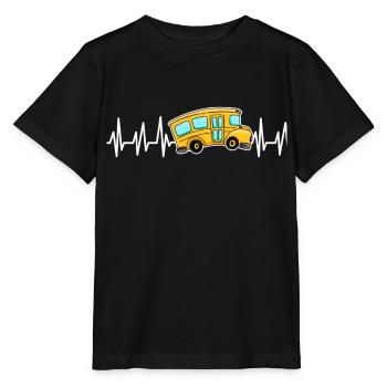 Bus - Stanley/Stella Kinder T-Shirt MINI CREATOR  - Schwarz - Vorne - Mikhail (115cm)