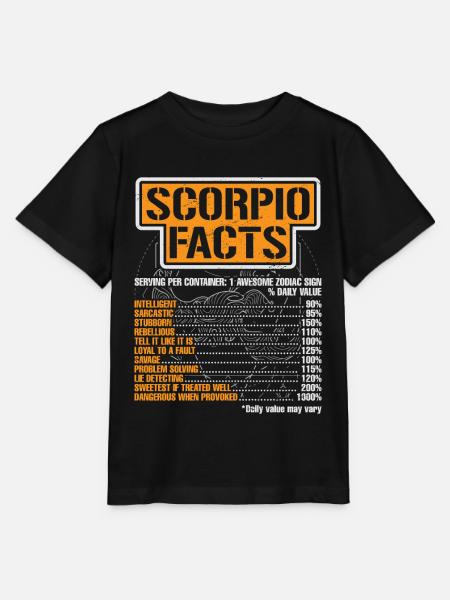 Sternzeichen Skorpion - Stanley/Stella Kinder T-Shirt MINI CREATOR - Schwarz