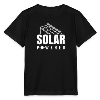 Énergie solaire alimentée par l’énergie solaire renouvelable énergie solaire - T-shirt bio MINI CREATOR Stanley/Stella Enfant - noir - Devant - Mikhail (115cm)