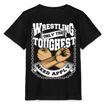 Wrestling - Stanley/Stella MINI CREATOR Kids’ T-Shirt - black - Front - Mikhail (115cm)