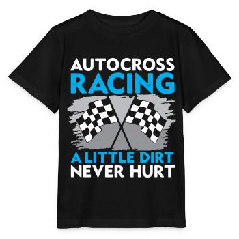 Autocross Rennen Racing Motorsport - Stanley/Stella Kinder T-Shirt MINI CREATOR  - Schwarz - Vorne - Mikhail (115cm)