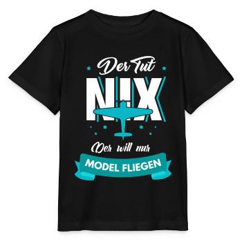 RC Model Design for a RC Model Maker - Stanley/Stella MINI CREATOR Kids’ T-Shirt - black - Front - Mikhail (115cm)
