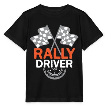 Rally Racing Race Motorsport - Stanley/Stella MINI CREATOR Kids’ T-Shirt - black - Front - Mikhail (115cm)