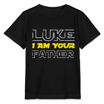 LUKE Ich Bin Dein Papa Dein Name - Stanley/Stella Kinder T-Shirt MINI CREATOR  - Schwarz - Vorne - Mikhail (115cm)