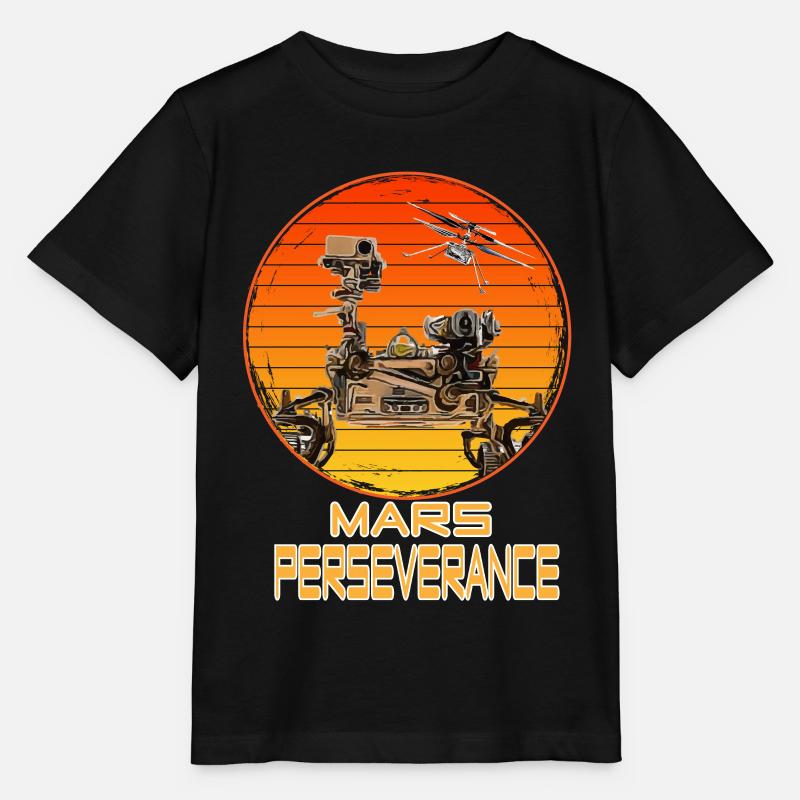 Mars Perseverance Rover Mars Mission - T-shirt bio MINI CREATOR Stanley/Stella Enfant - noir