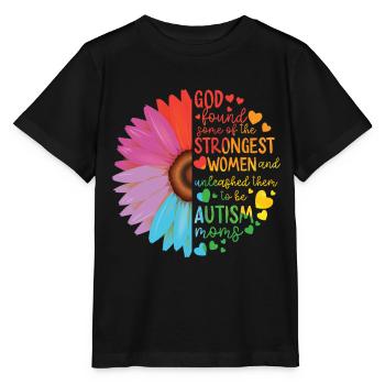 Autismus Bewusstsein - Stanley/Stella Kinder T-Shirt MINI CREATOR  - Schwarz - Vorne - Mikhail (115cm)