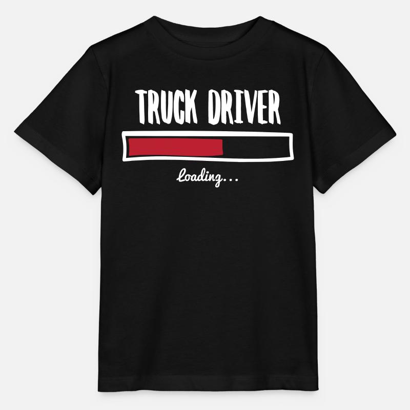 Funny Truck Driver Design - Stanley/Stella Kinder T-Shirt MINI CREATOR - Schwarz