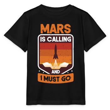 Mars - Stanley/Stella Kinder T-Shirt MINI CREATOR  - Schwarz - Vorne - Mikhail (115cm)