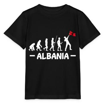 Albanie Kosovo Tirana Balkans Shqip Albanais - T-shirt bio MINI CREATOR Stanley/Stella Enfant - noir - Devant - Mikhail (115cm)