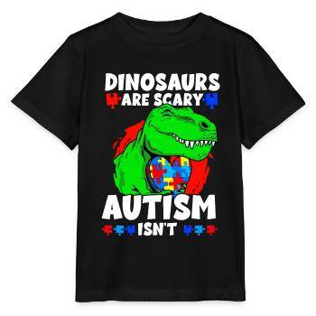 Autismus Bewusstsein - Stanley/Stella Kinder T-Shirt MINI CREATOR  - Schwarz - Vorne - Mikhail (115cm)