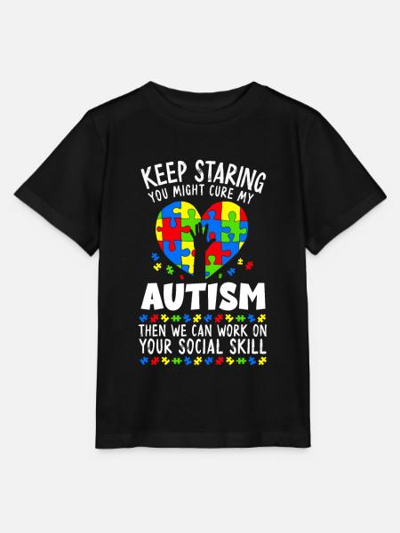 Autismus Bewusstsein - Stanley/Stella Kinder T-Shirt MINI CREATOR - Schwarz