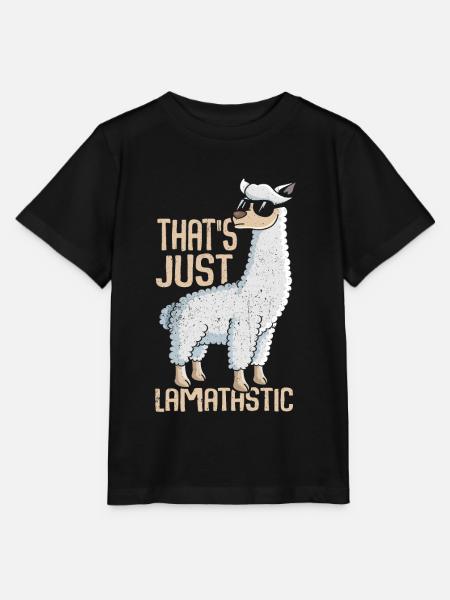 Lama - Stanley/Stella Kinder T-Shirt MINI CREATOR  - Schwarz