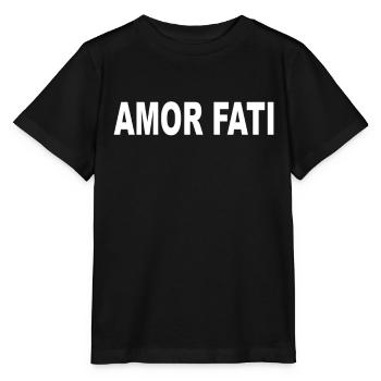 Amor Fati - Liebe Dein Schicksal - Stanley/Stella Kinder T-Shirt MINI CREATOR  - Schwarz - Vorne - Mikhail (115cm)
