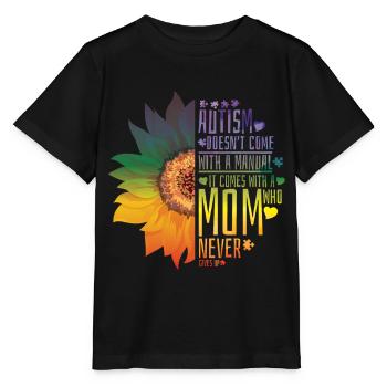Autismus Bewusstsein - Stanley/Stella Kinder T-Shirt MINI CREATOR  - Schwarz - Vorne - Mikhail (115cm)