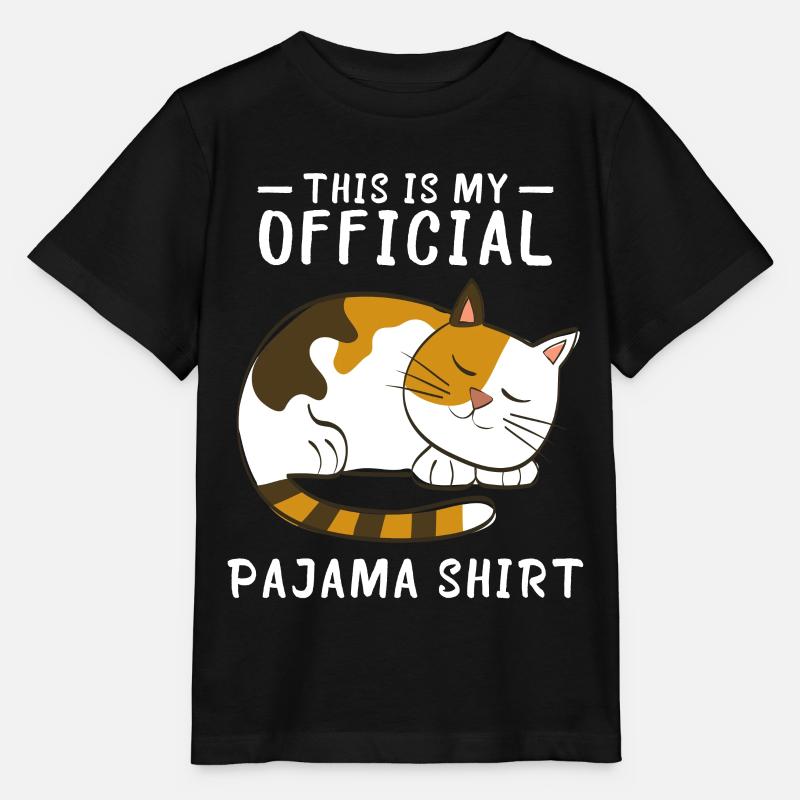 T-shirts de chat pyjama - T-shirt bio MINI CREATOR Stanley/Stella Enfant - noir