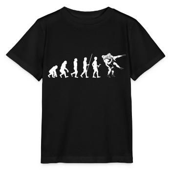 Lutte - T-shirt bio MINI CREATOR Stanley/Stella Enfant - noir - Devant - Mikhail (115cm)