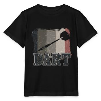 Dartspieler Dartpfeile - Stanley/Stella Kinder T-Shirt MINI CREATOR  - Schwarz - Vorne - Mikhail (115cm)
