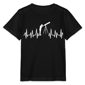 Astronomie - Stanley/Stella Kinder T-Shirt MINI CREATOR  - Schwarz - Vorne - Mikhail (115cm)